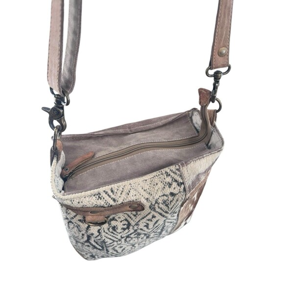 Myra Western Womens Shoulder Bag Leather Cowhide Crossbody Purse Blue Fast Ship - Picture 3 of 16